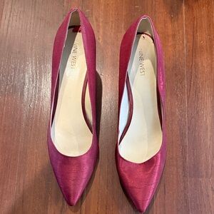 Nine West Women's Burgundy Heels